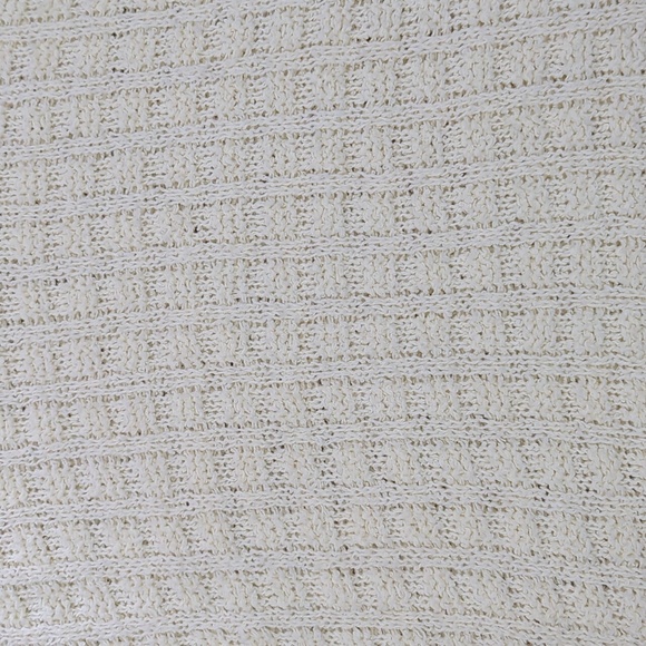 Eileen Fisher 100% Cotton Cream Sweater - Picture 7 of 13